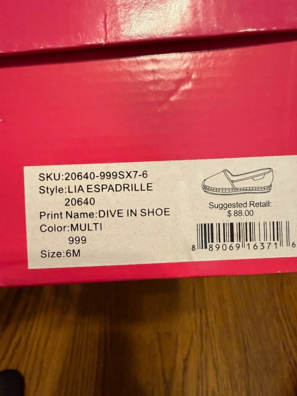 Lilly Pulitzer espadrilles Dive in Shoe